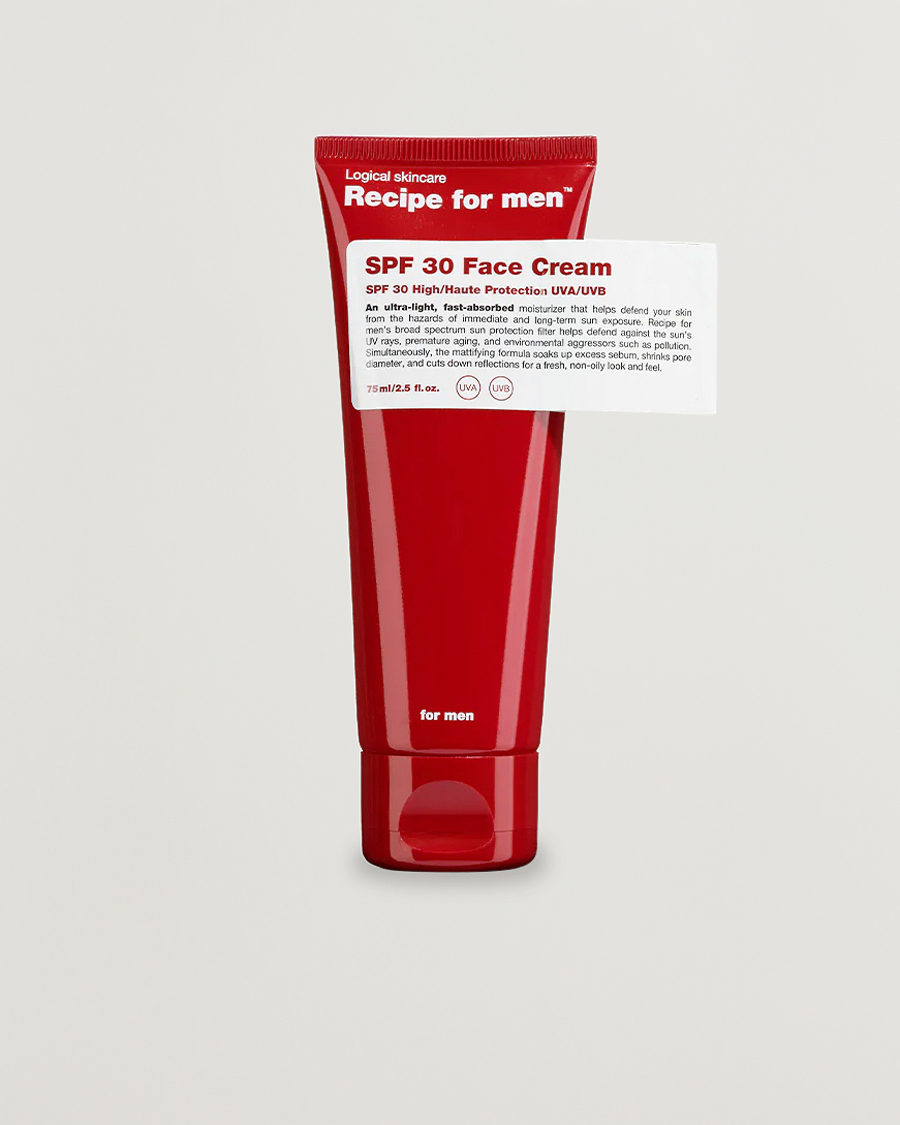 Herren | Körperpflege | Recipe for men | SPF 30 Face Cream 75ml