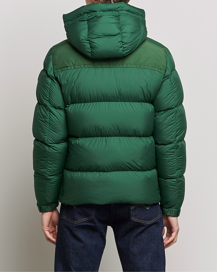 Herren | Jacken | Woolrich | Microfiber Sierra Padded Jacket Waxed Green