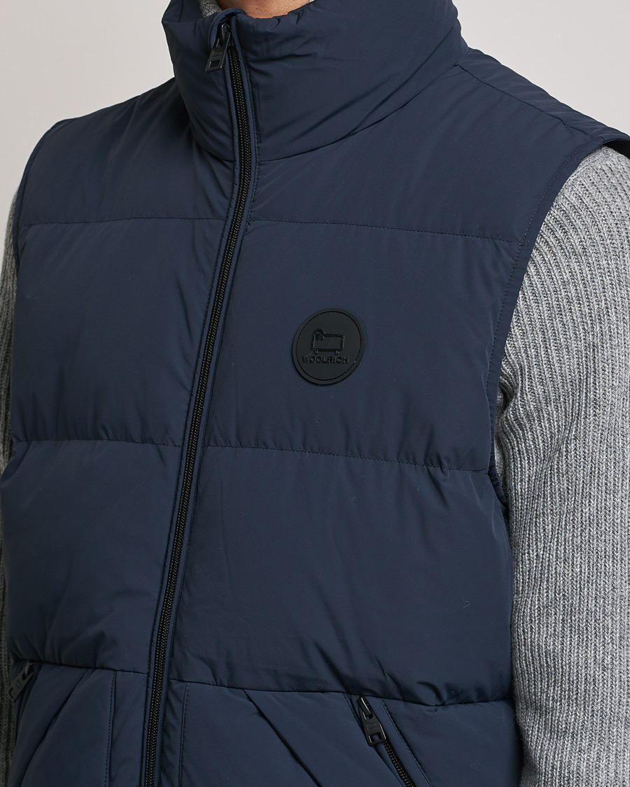 Herren | Jacken | Woolrich | Sierra Supreme Vest Melton Blue