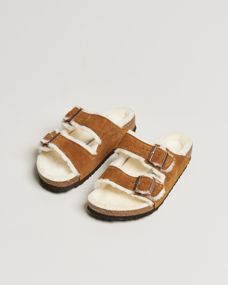 Herren | BIRKENSTOCK Arizona Classic Footbed Shearling Mink Suede | BIRKENSTOCK | Arizona Classic Footbed Shearling Mink Suede