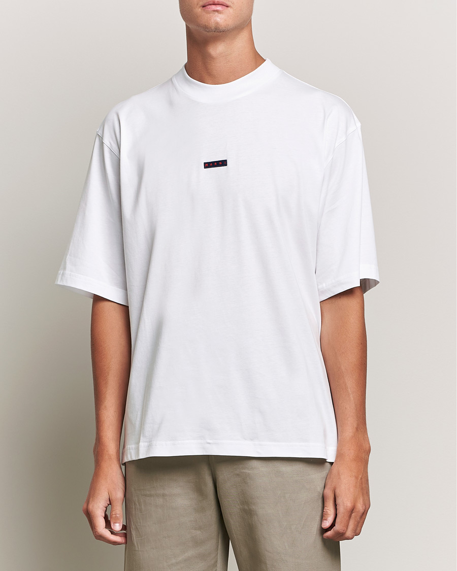 Herren | T-Shirts | Marni | Logo Applied T-Shirt White