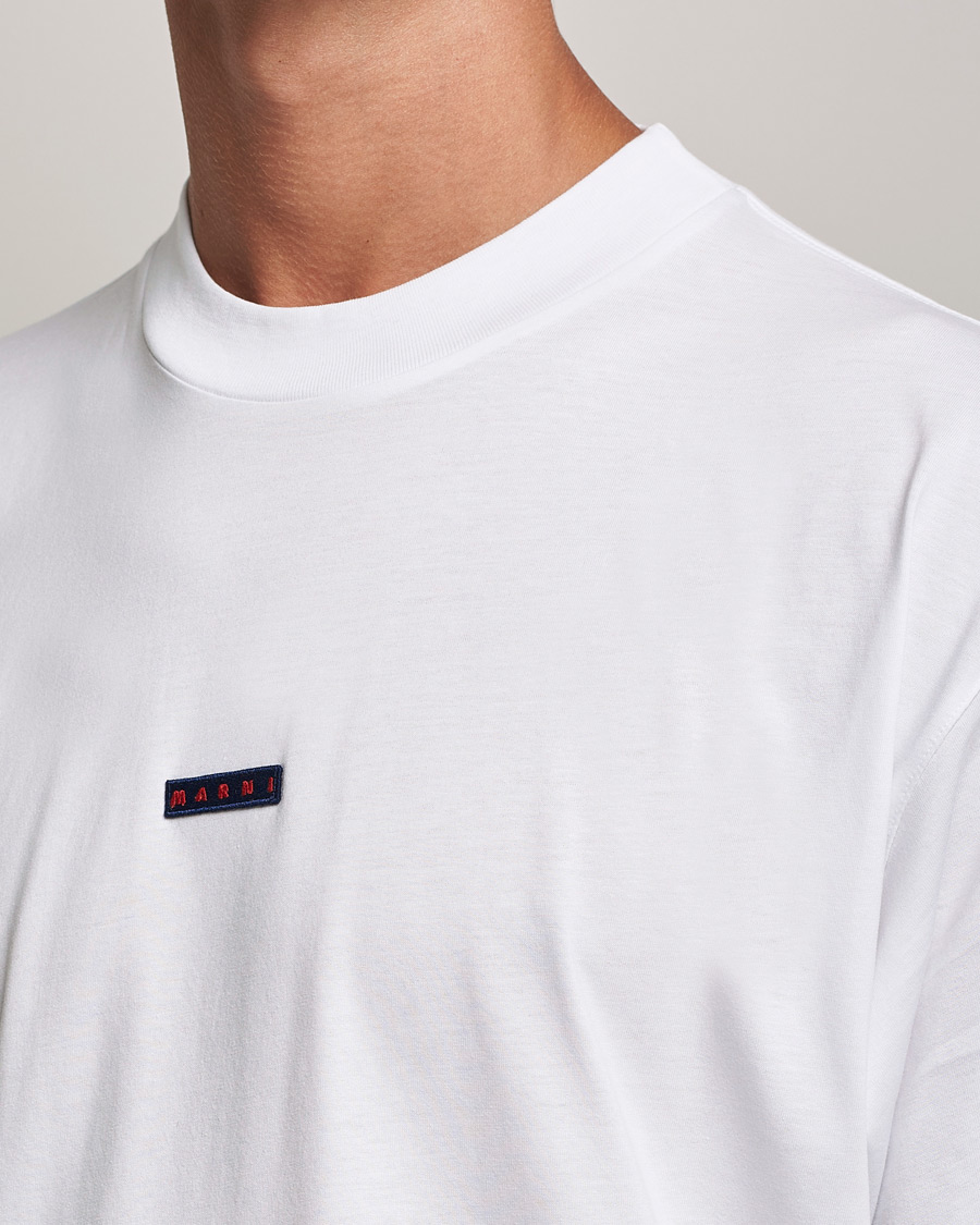 Herren | T-Shirts | Marni | Logo Applied T-Shirt White