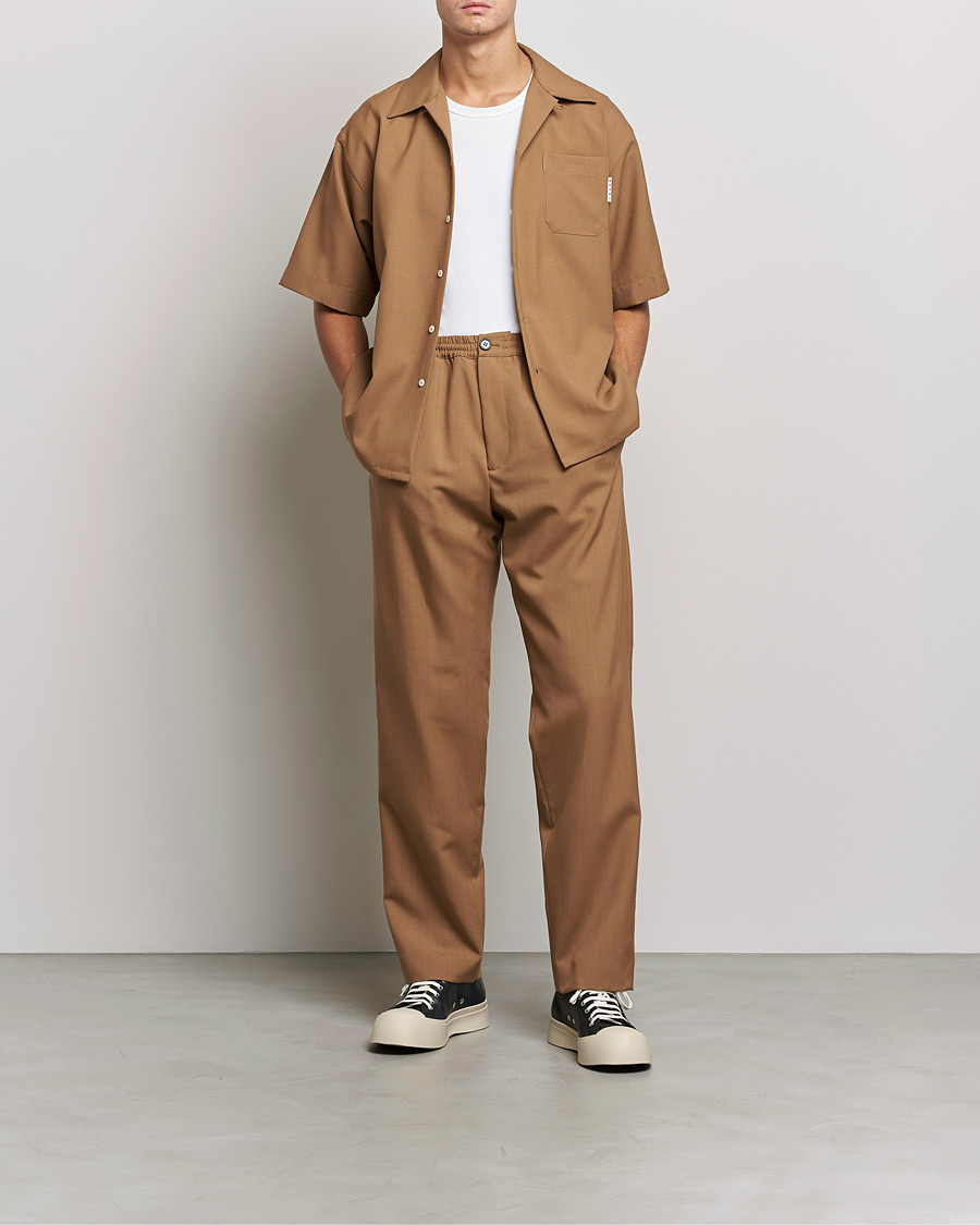 Herren | Hosen | Marni | Tropical Wool Trousers Beige