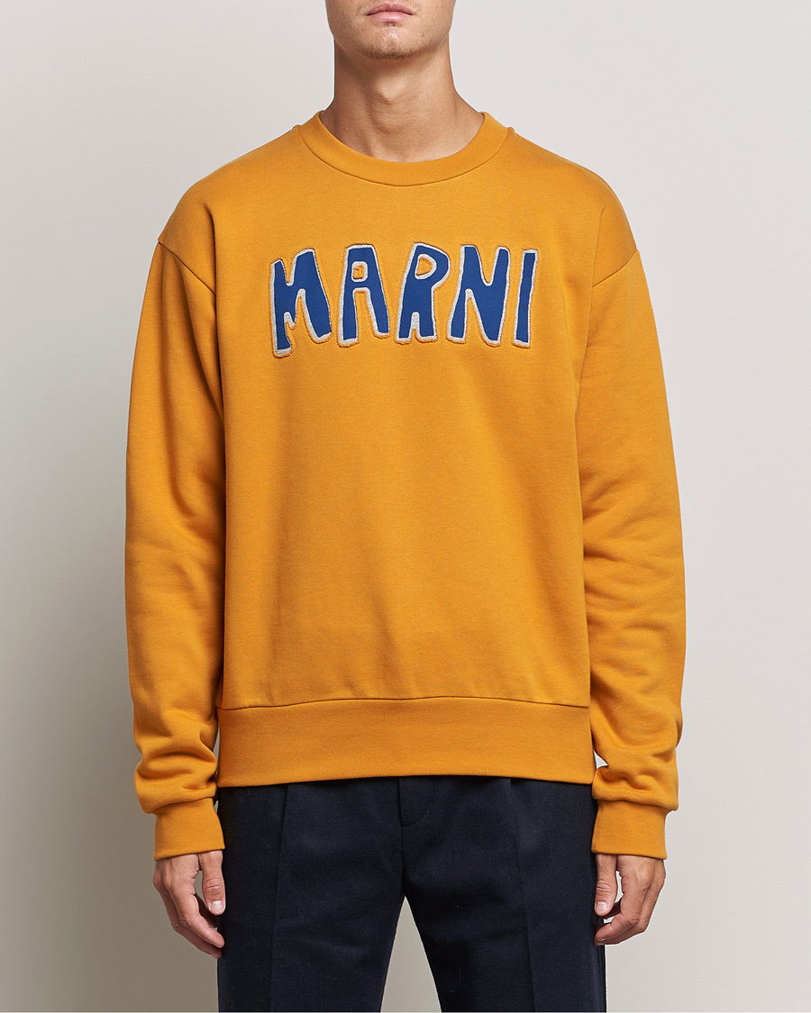 Herren | Pullover | Marni | Brushed Logo Sweatshirt Yellow