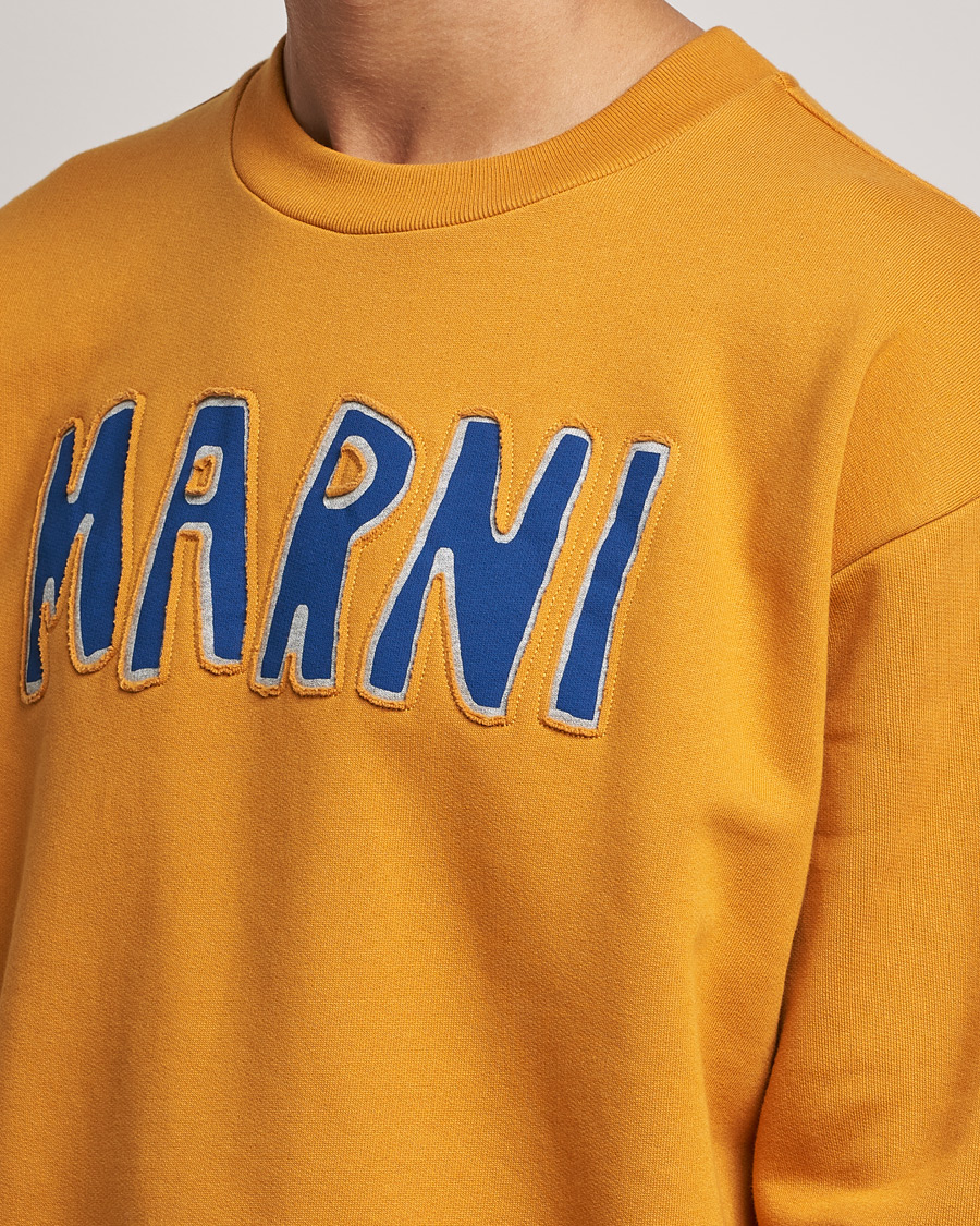 Herren | Pullover | Marni | Brushed Logo Sweatshirt Yellow