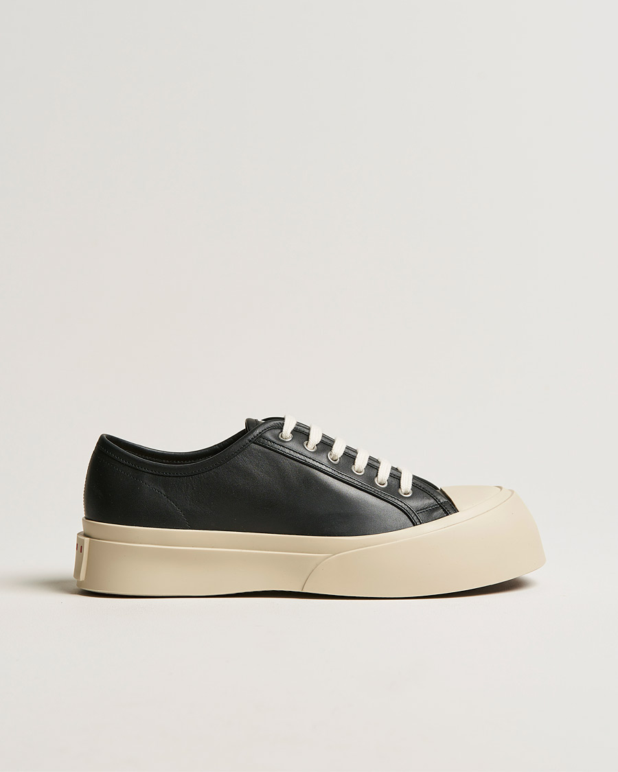 Herren | Marni Pablo Leather Sneaker Black Calf | Marni | Pablo Leather Sneaker Black Calf