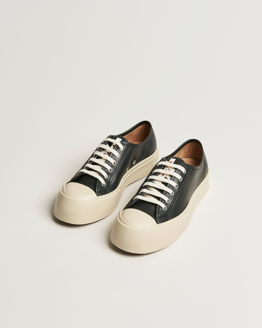 Herren | Marni Pablo Leather Sneaker Black Calf | Marni | Pablo Leather Sneaker Black Calf