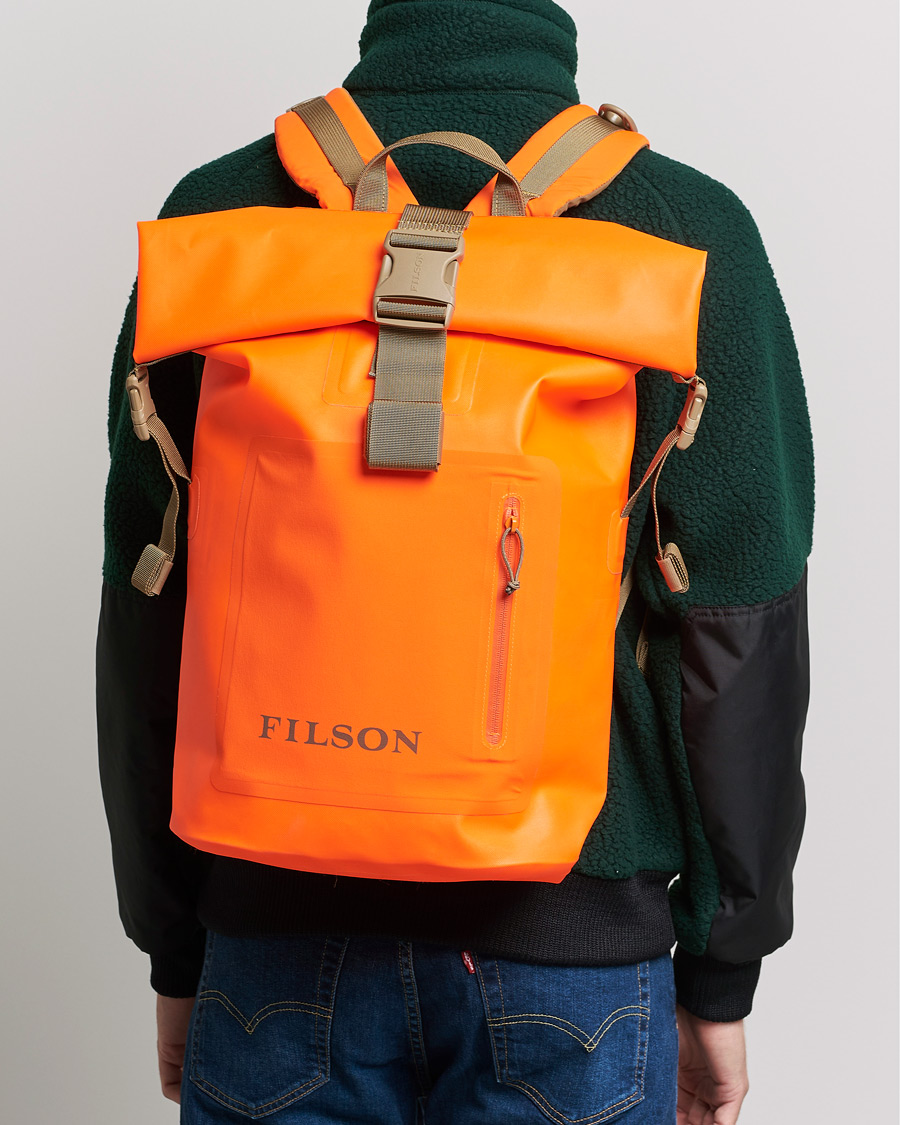 Men | Backpacks | Filson | Dry Backpack Flame