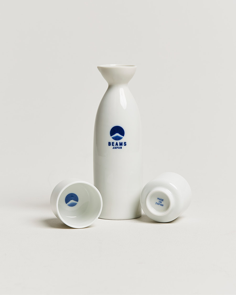 Herren | Special gifts | Beams Japan | Sake Bottle & Cup Set White