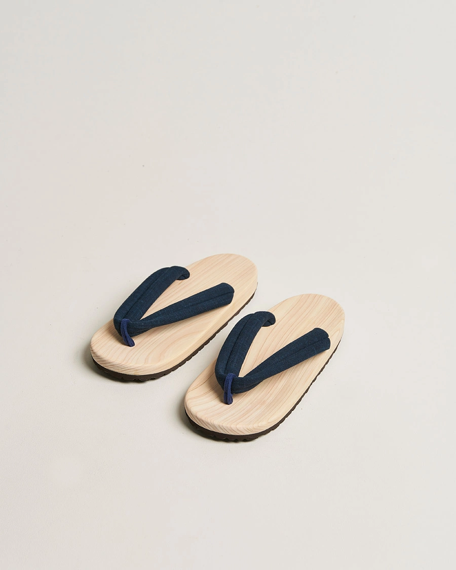 Herren | Sandalen & Pantoletten | Beams Japan | Wooden Geta Sandals Navy