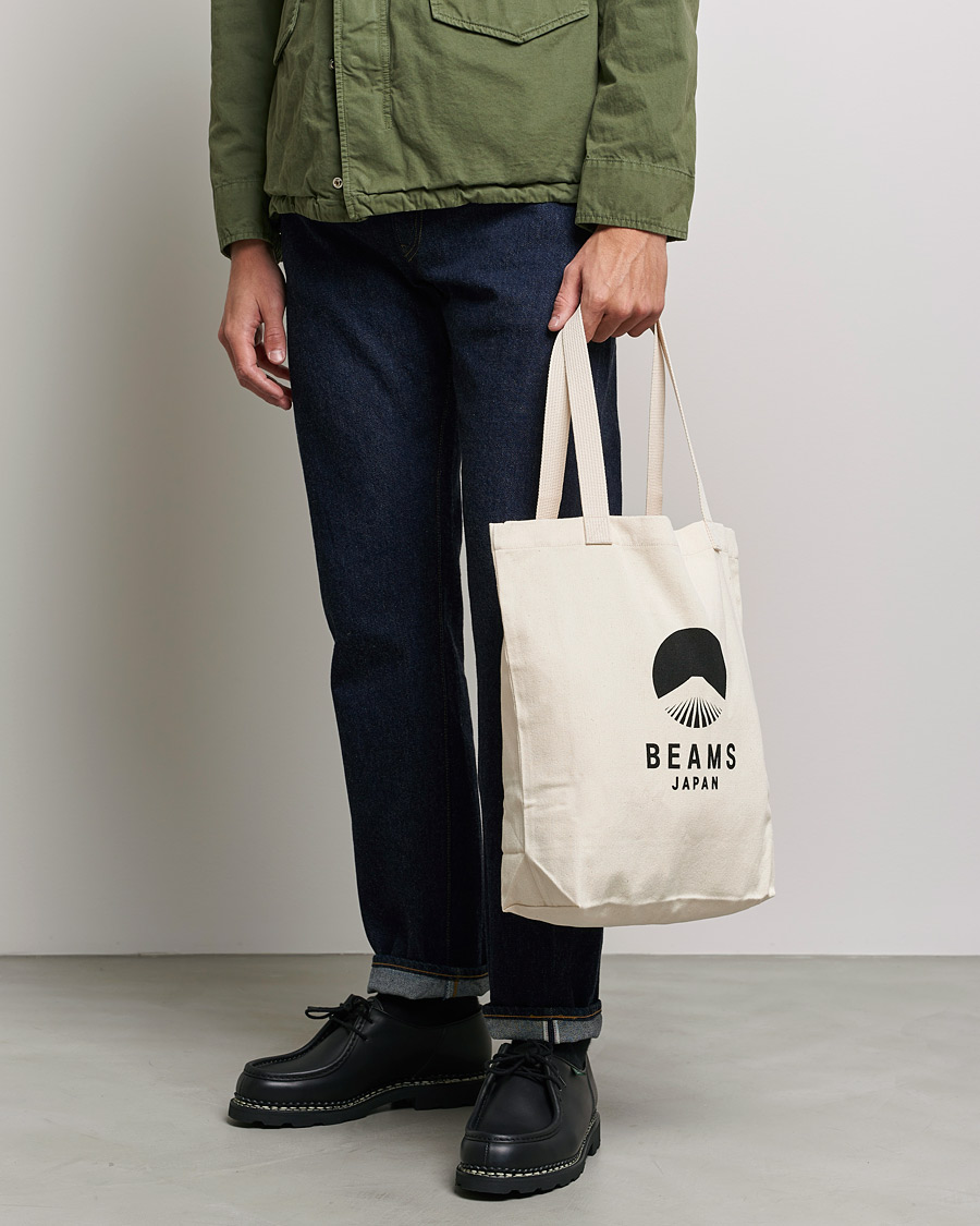 Herren | Special gifts | Beams Japan | x Evergreen Works Tote Bag White/Black