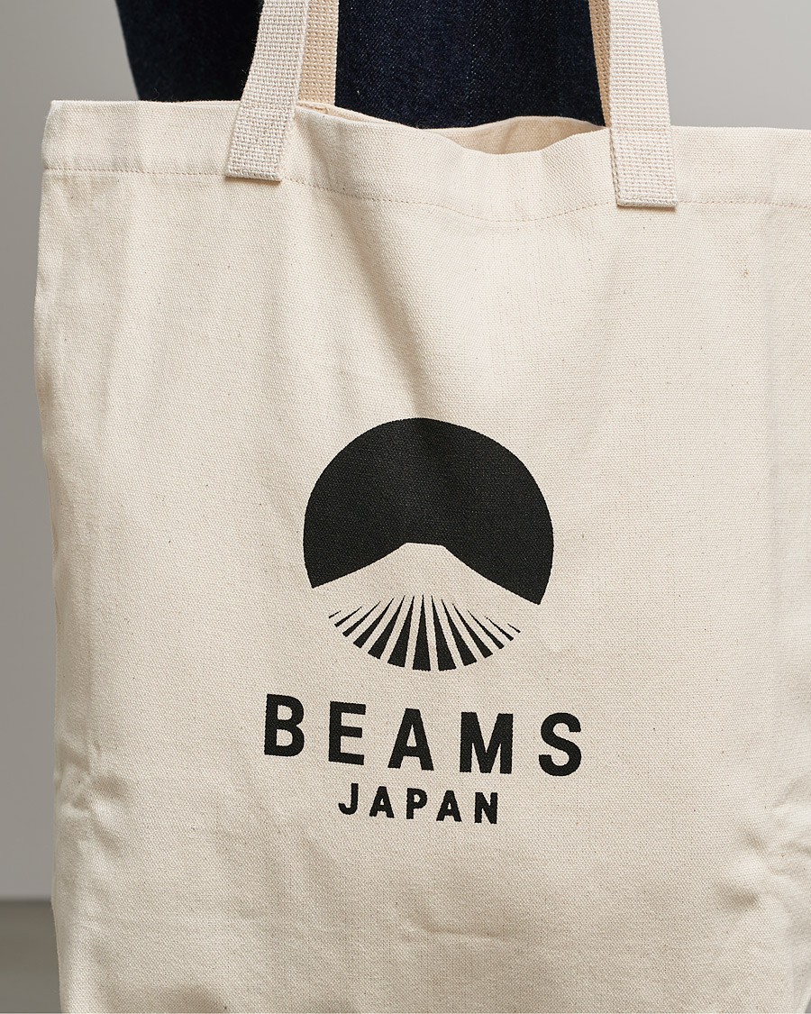 Herren | Beams Japan x Evergreen Works Tote Bag White/Black | Beams Japan | x Evergreen Works Tote Bag White/Black