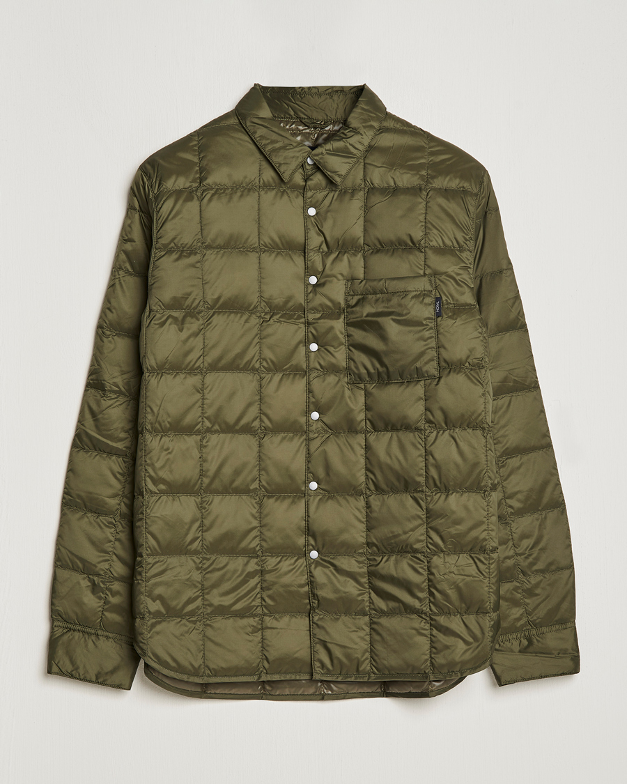Herren | Hemden | TAION | Lightweight Down Shirt Dark Olive