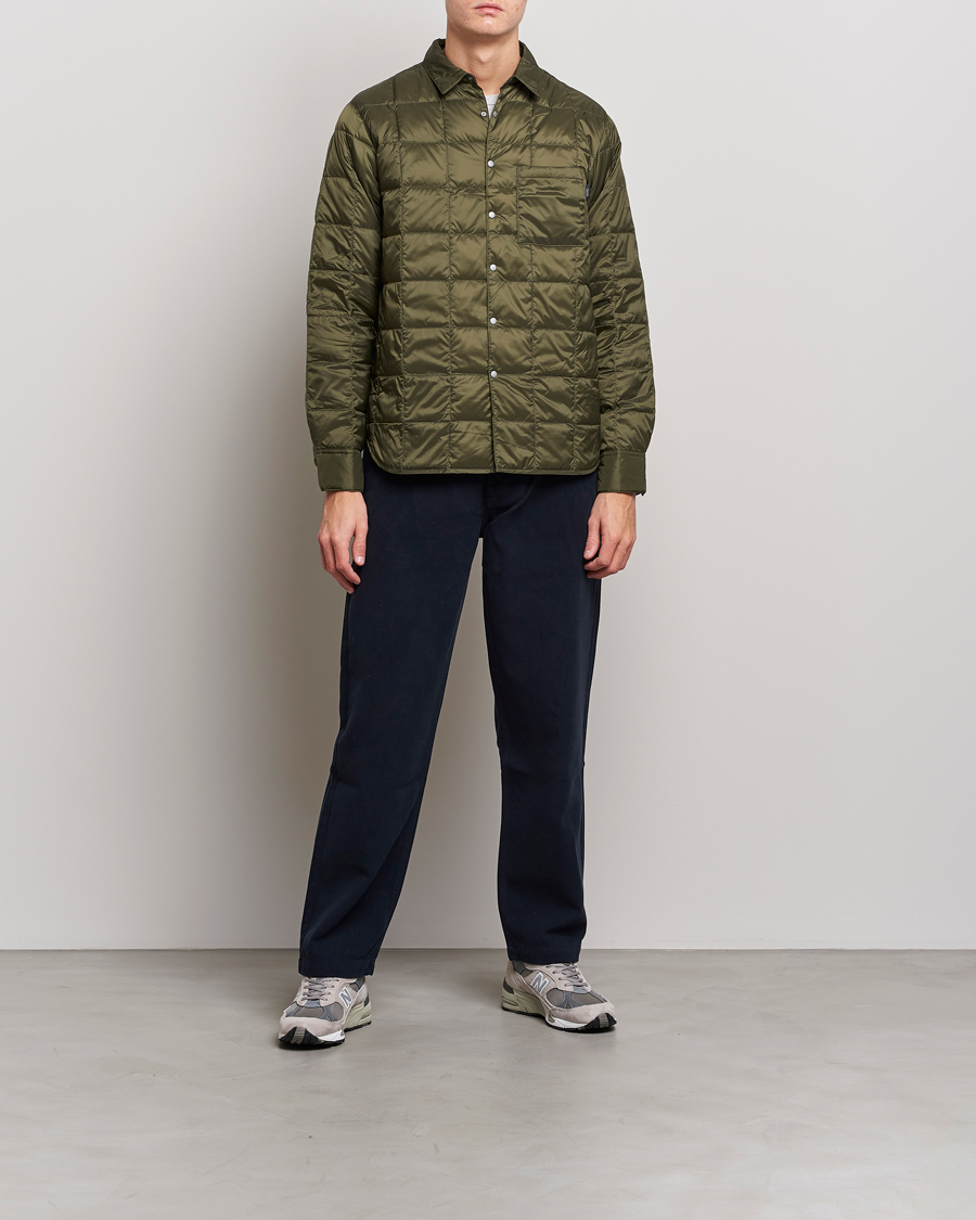 Herren | Hemden | TAION | Lightweight Down Shirt Dark Olive