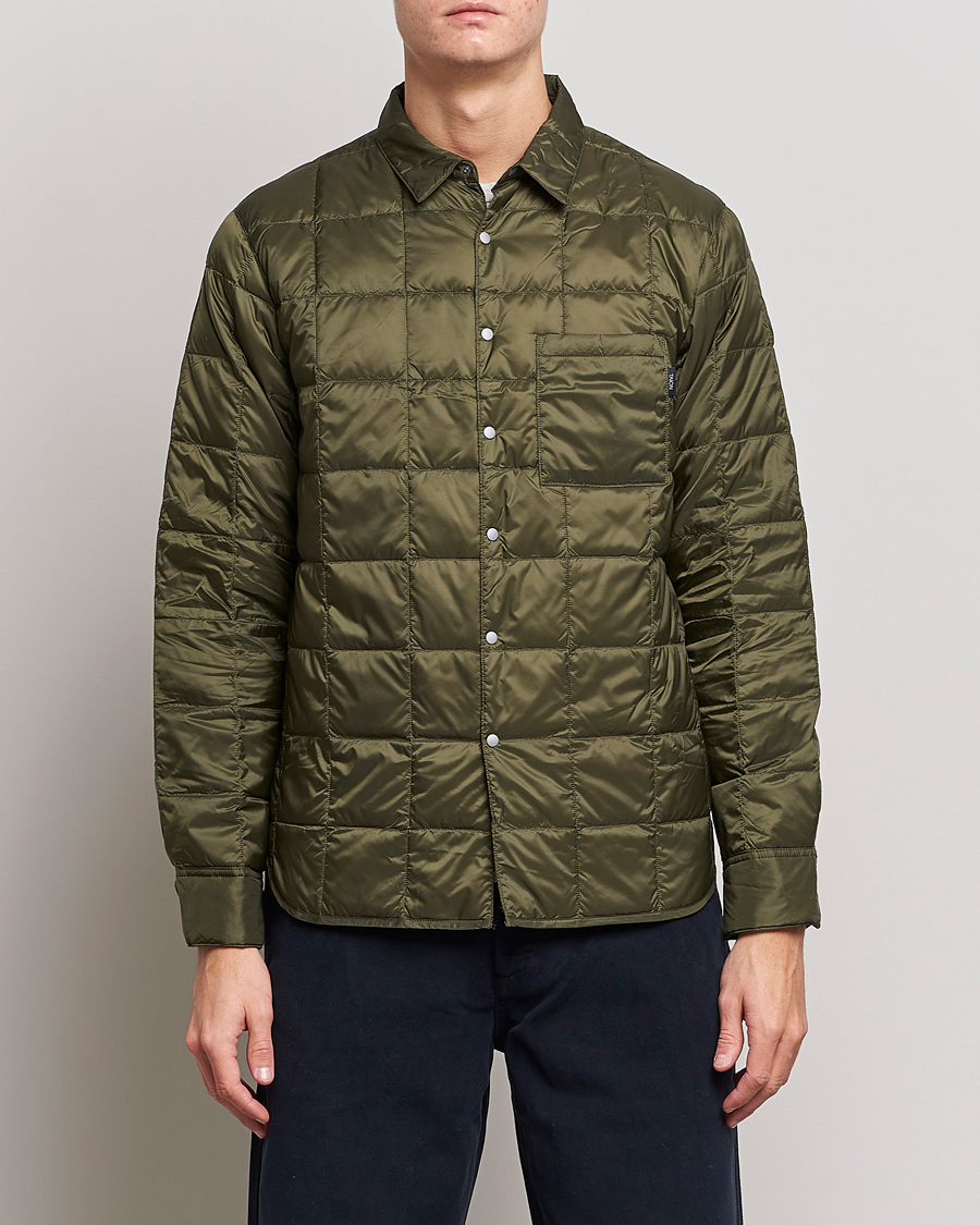 Herren | Hemden | TAION | Lightweight Down Shirt Dark Olive