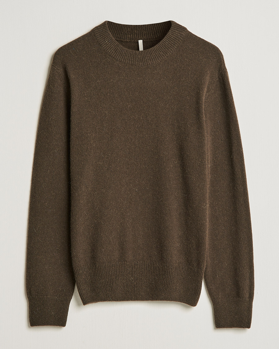 Herren | Pullover | Sunflower | Moon Alpaca Sweater Dark Brown