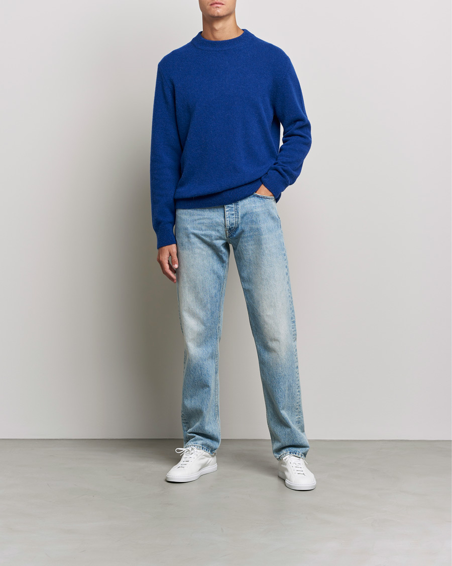Herren | Pullover | Sunflower | Moon Alpaca Sweater Electric Blue