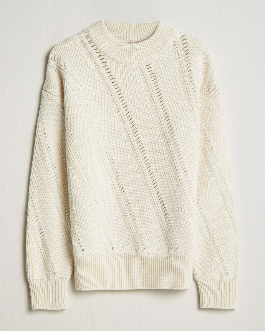 Herren | Pullover | Sunflower | Pietro Knitted Sweater Off White
