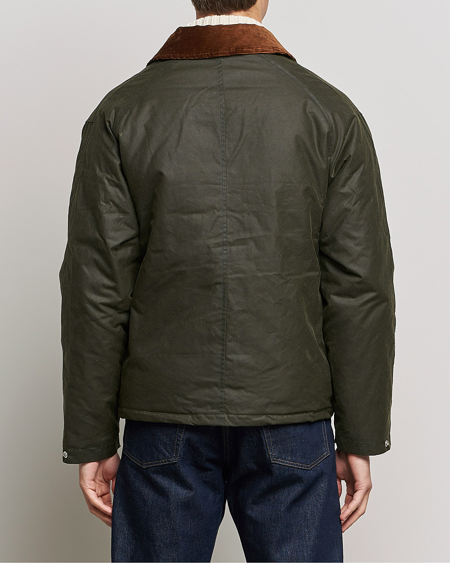 Herren | Jacken | Sunflower | Waxed Short Jacket Dark Olive