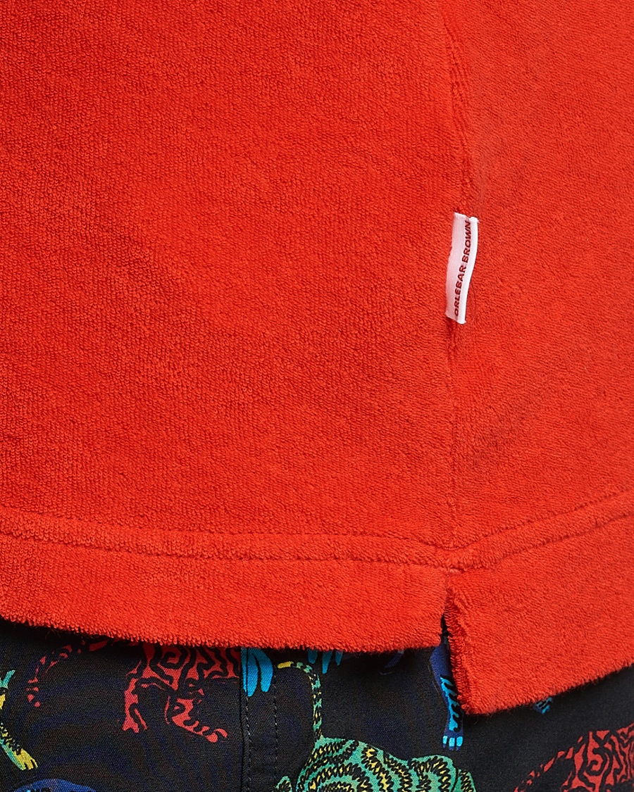 Herren | Poloshirts | Orlebar Brown | Terry Polo Summer Red
