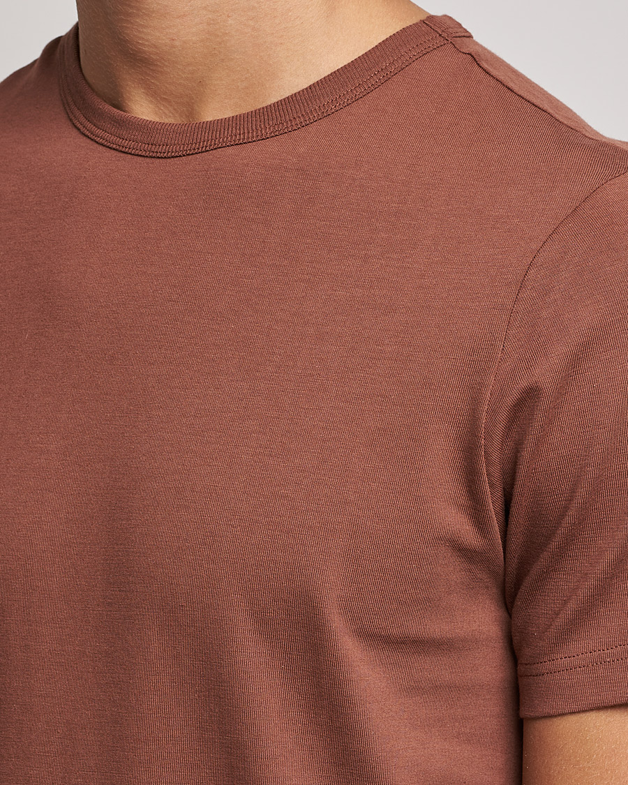 Herren | T-Shirts | Merz b. Schwanen | 1950s Classic Loopwheeled Tee Tan