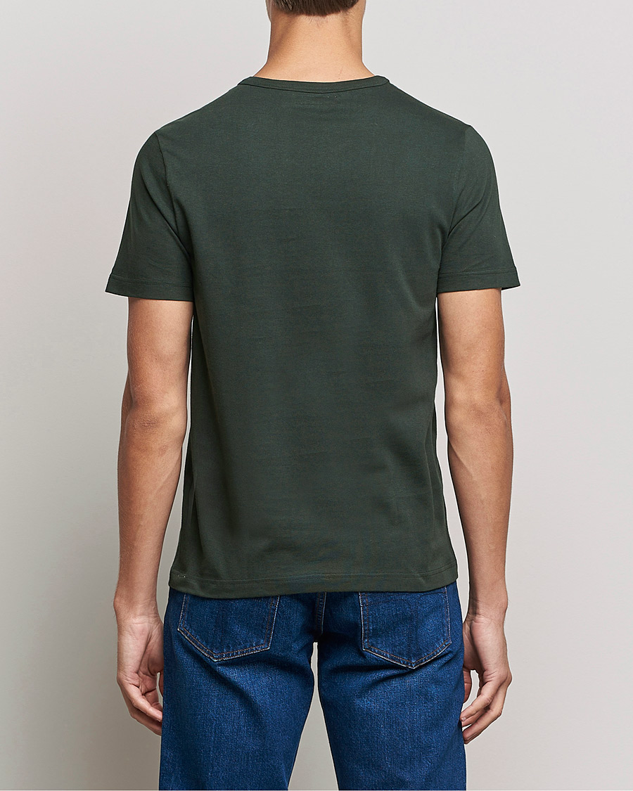 Herren | T-Shirts | Merz b. Schwanen | Relaxed Loopwheeled Sturdy Tee Forest