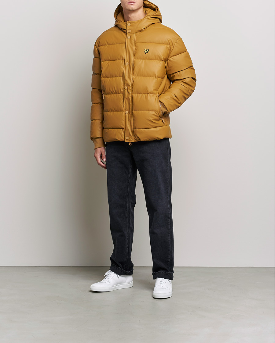 Herren | Jacken | Lyle & Scott | Rubberised Puffer Jacket Anniversary Gold