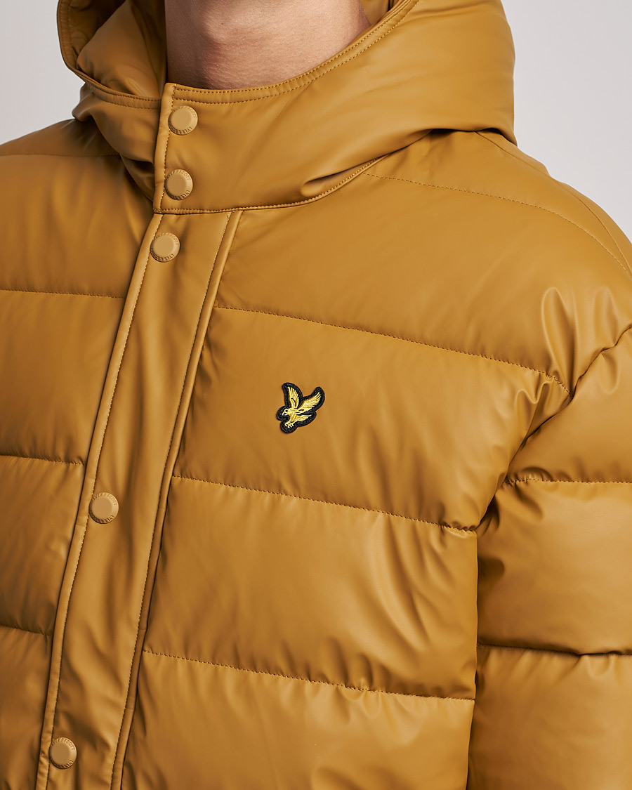 Herren | Jacken | Lyle & Scott | Rubberised Puffer Jacket Anniversary Gold