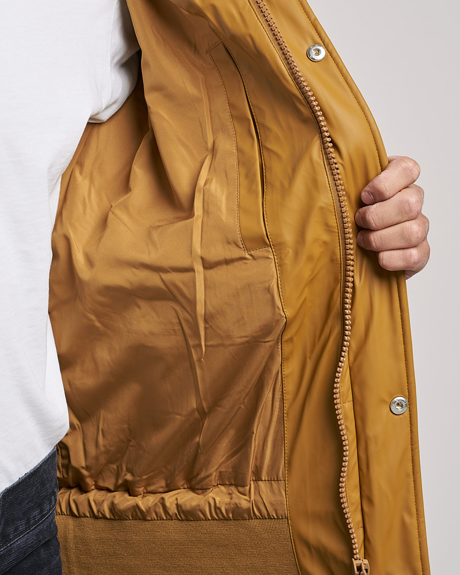 Herren | Jacken | Lyle & Scott | Rubberised Puffer Jacket Anniversary Gold