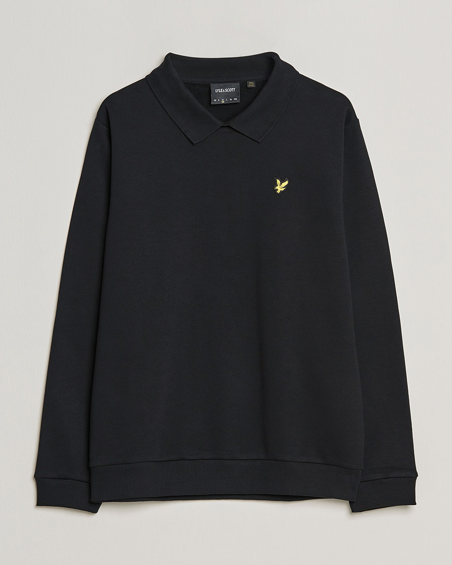 Herren | Pullover | Lyle & Scott | Collored Crew Neck Black
