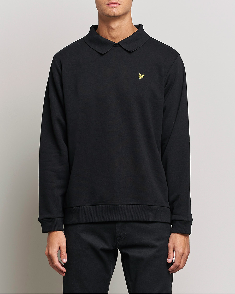 Herren | Pullover | Lyle & Scott | Collored Crew Neck Black