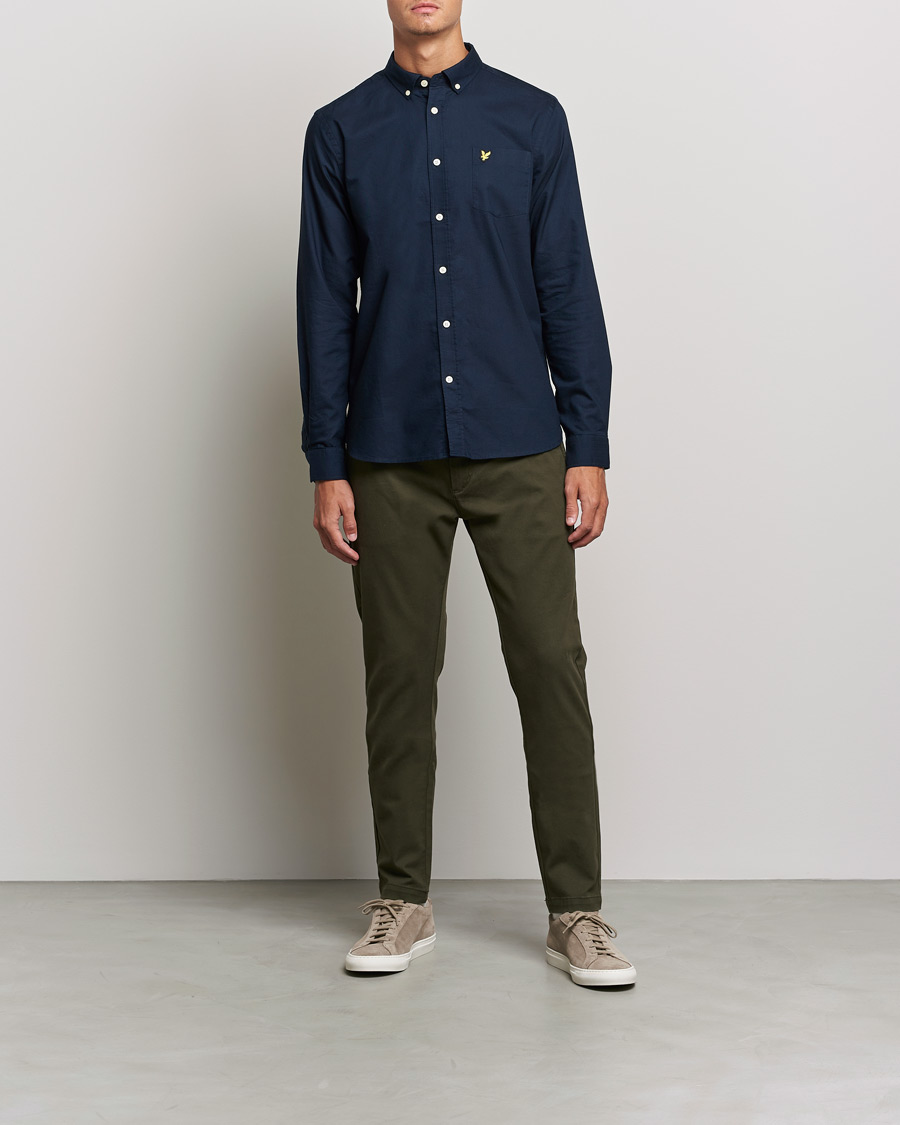 Herren | Hemden | Lyle & Scott | Lightweight Oxford Shirt Navy