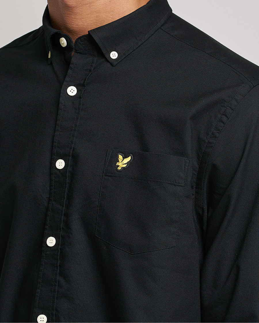 Herren | Hemden | Lyle & Scott | Lightweight Oxford Shirt Jet Black
