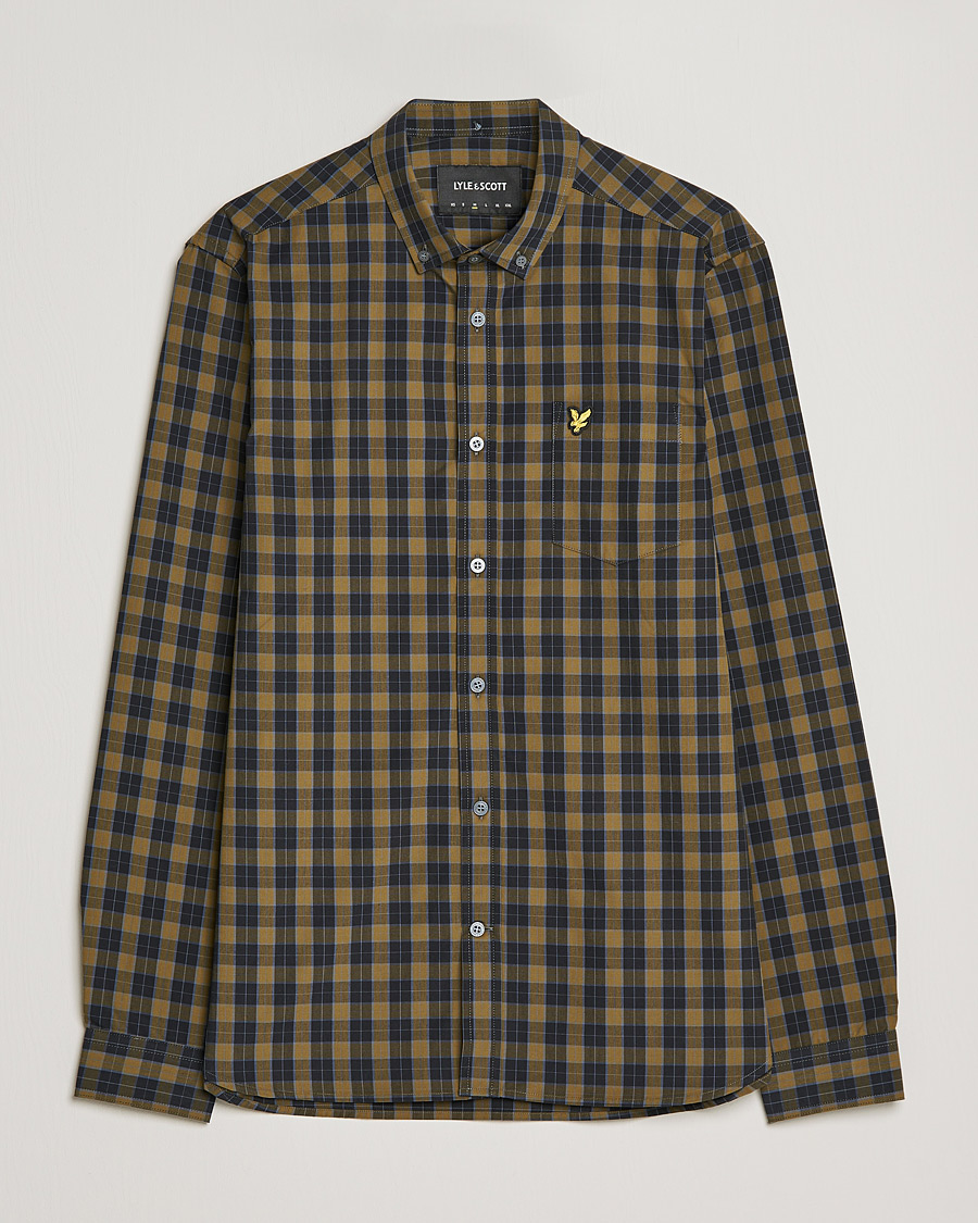 Herren | Hemden | Lyle & Scott | Checked Poplin Shirt Black