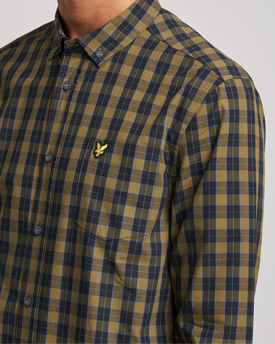 Herren | Hemden | Lyle & Scott | Checked Poplin Shirt Black