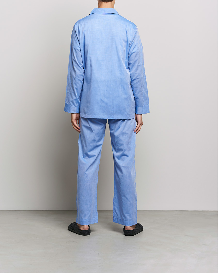 Herren | Pyjamas | Derek Rose | Cotton Pyjama Set Blue