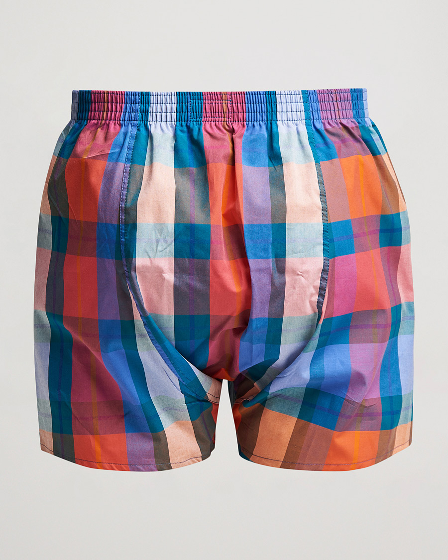 Herren | Unterwäsche | Derek Rose | Classic Fit Checked Cotton Boxer Shorts Multi