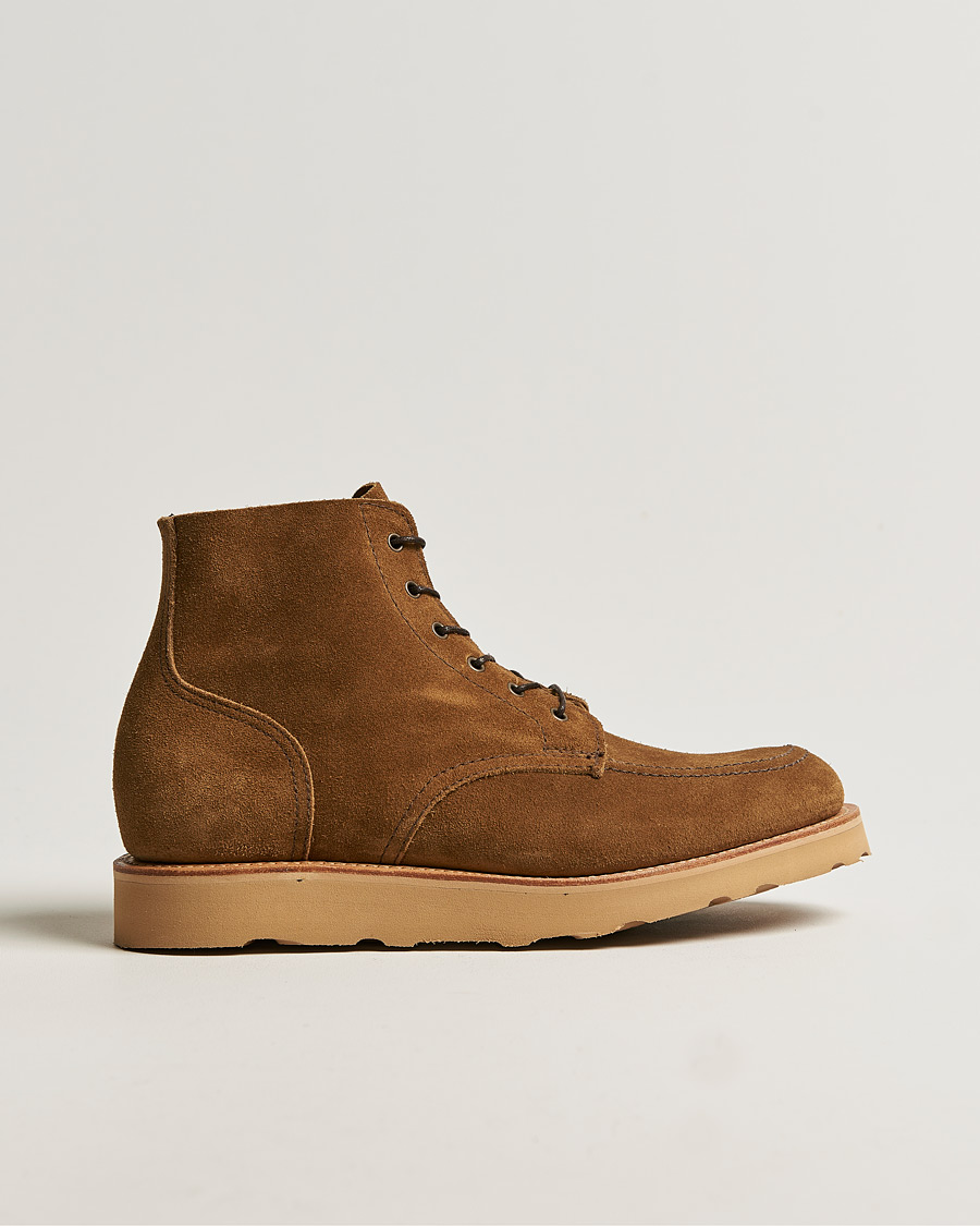 Herren | Sanders Wilson Unlined Apron Boot Tobacco Suede | Sanders | Wilson Unlined Apron Boot Tobacco Suede