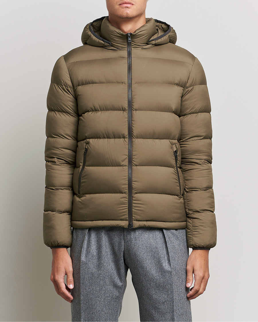 Herren | Jacken | Herno | Matt Nylon Down Jacket Military Green