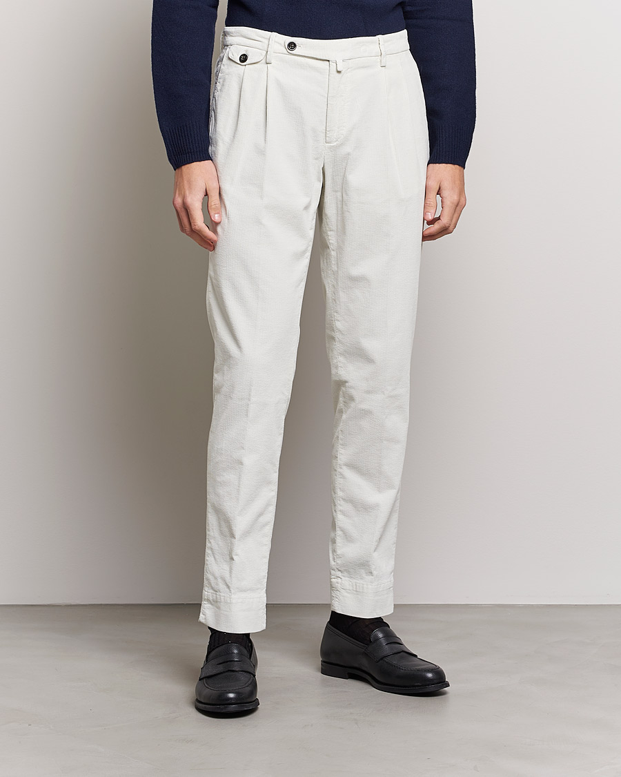 Herren | Hosen | Briglia 1949 | Easy Fit Corduroy Trousers Off White