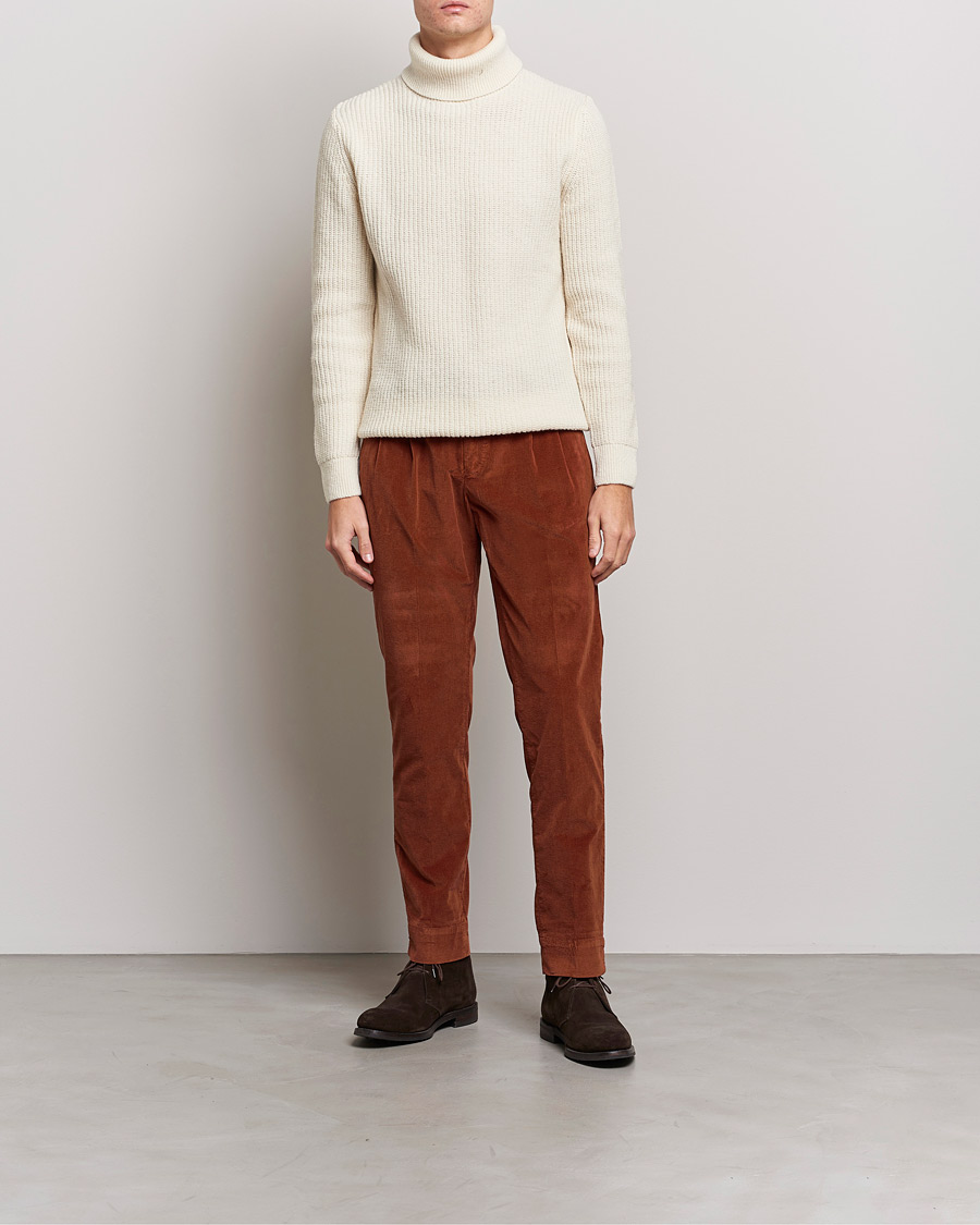 Herren | Hosen | Briglia 1949 | Easy Fit Corduroy Trousers Rust Red