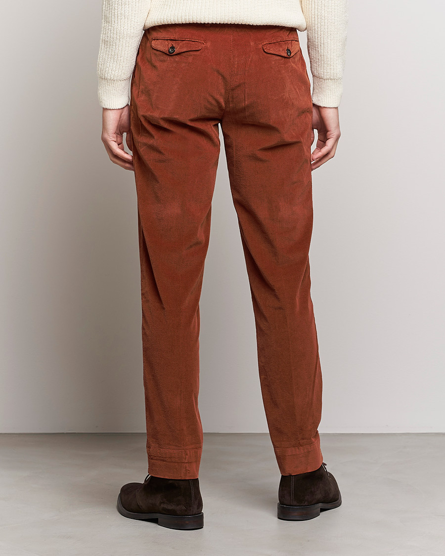 Herren | Hosen | Briglia 1949 | Easy Fit Corduroy Trousers Rust Red