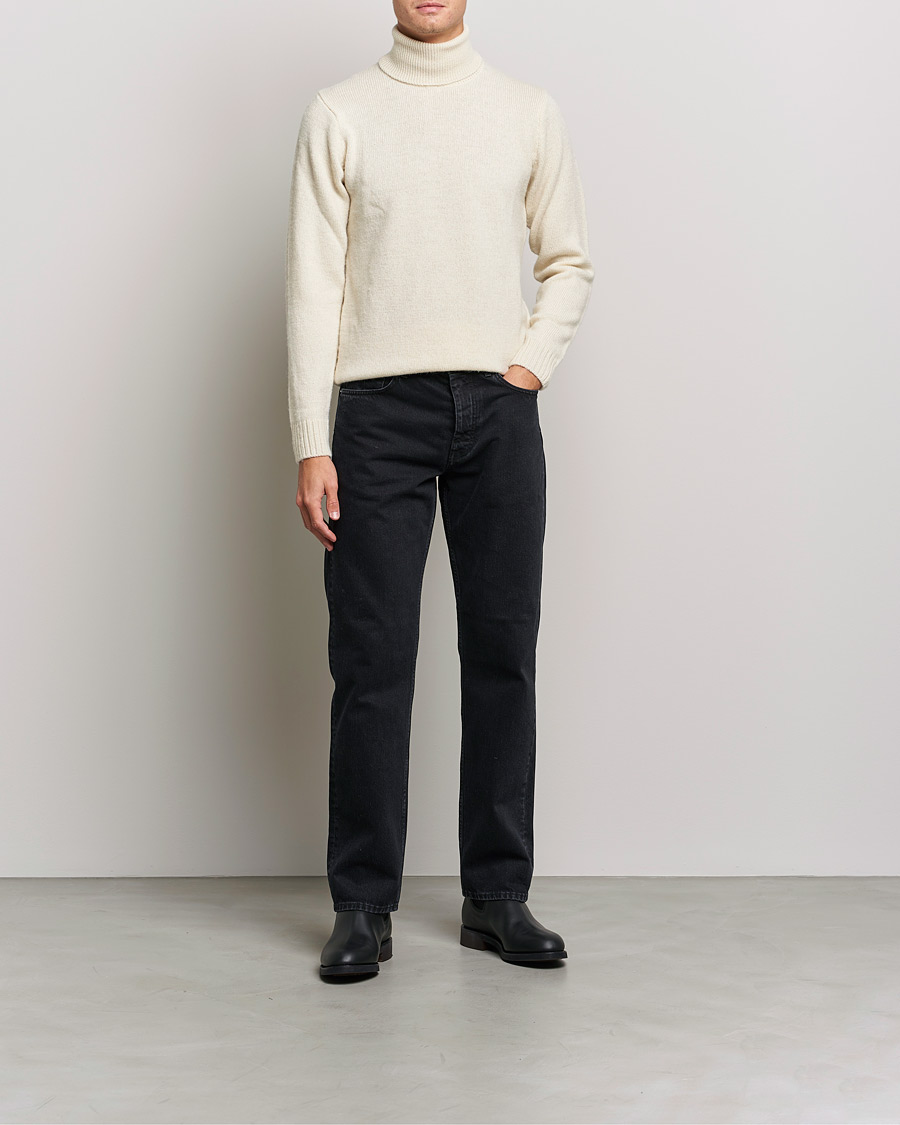 Herren | Pullover | Peregrine | Maker´s Stitch Merino Polo Cream