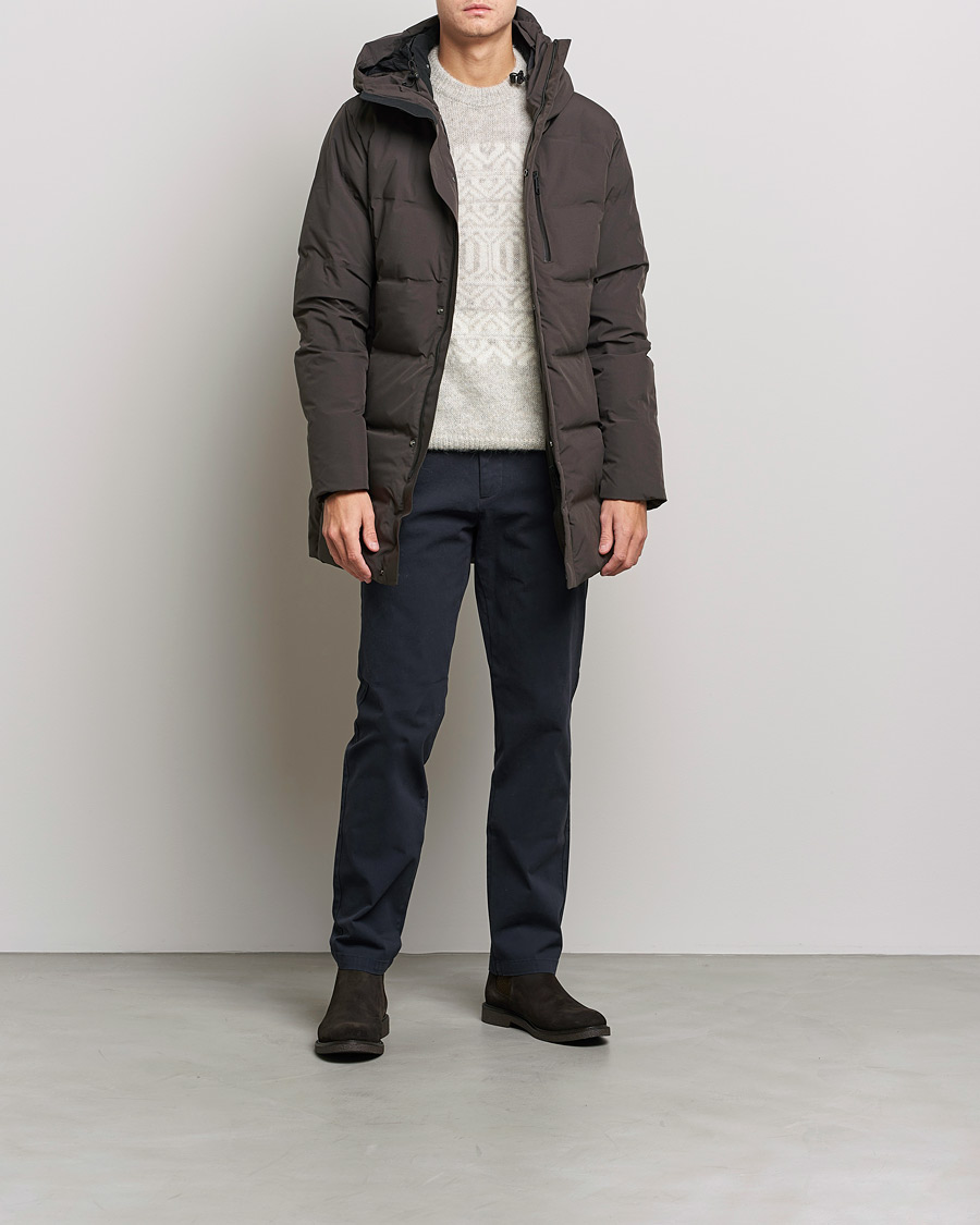 Herren | Jacken | Scandinavian Edition | Radian Hooded Down Parka Dark Brown