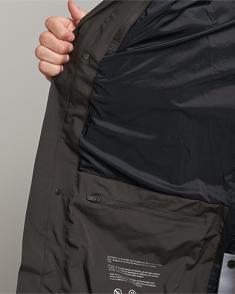 Herren | Jacken | Scandinavian Edition | Radian Hooded Down Parka Dark Brown