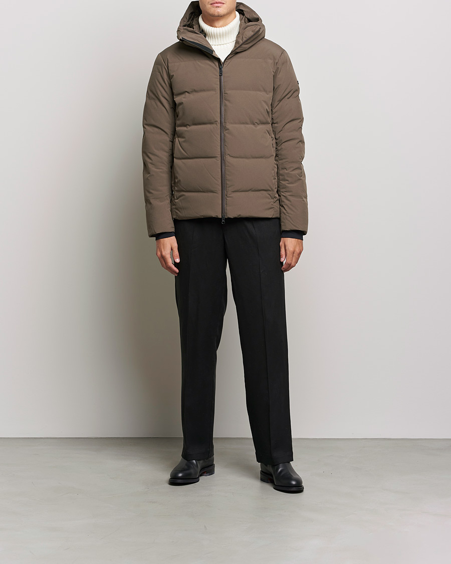 Herren | Jacken | Scandinavian Edition | Torrent Hooded Puffer Jacket Major Brown