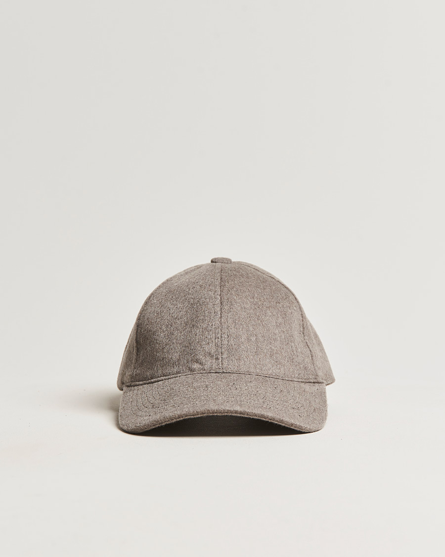 Herr | Varsity Headwear | Varsity Headwear | Cashmere Soft Front Baseball Cap Marble Beige