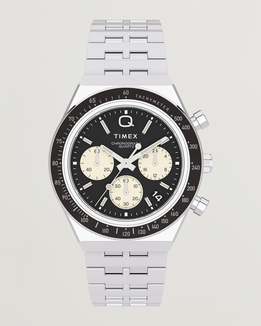 Herren | Timex Q Chronograph 40mm Black Dial | Timex | Q Chronograph 40mm Black Dial