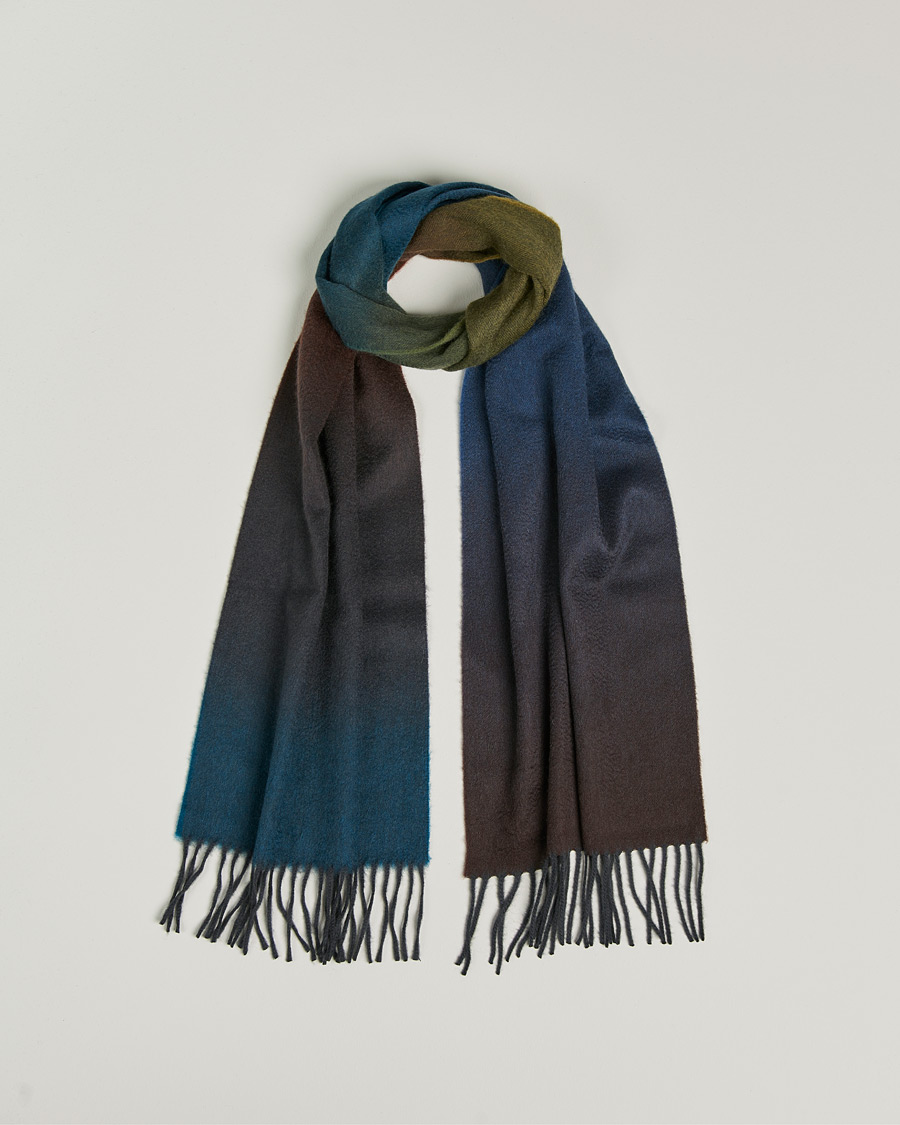 Herren | Begg & Co Nuance Ombre Cashmere Scarf Vermeer | Begg & Co | Nuance Ombre Cashmere Scarf Vermeer