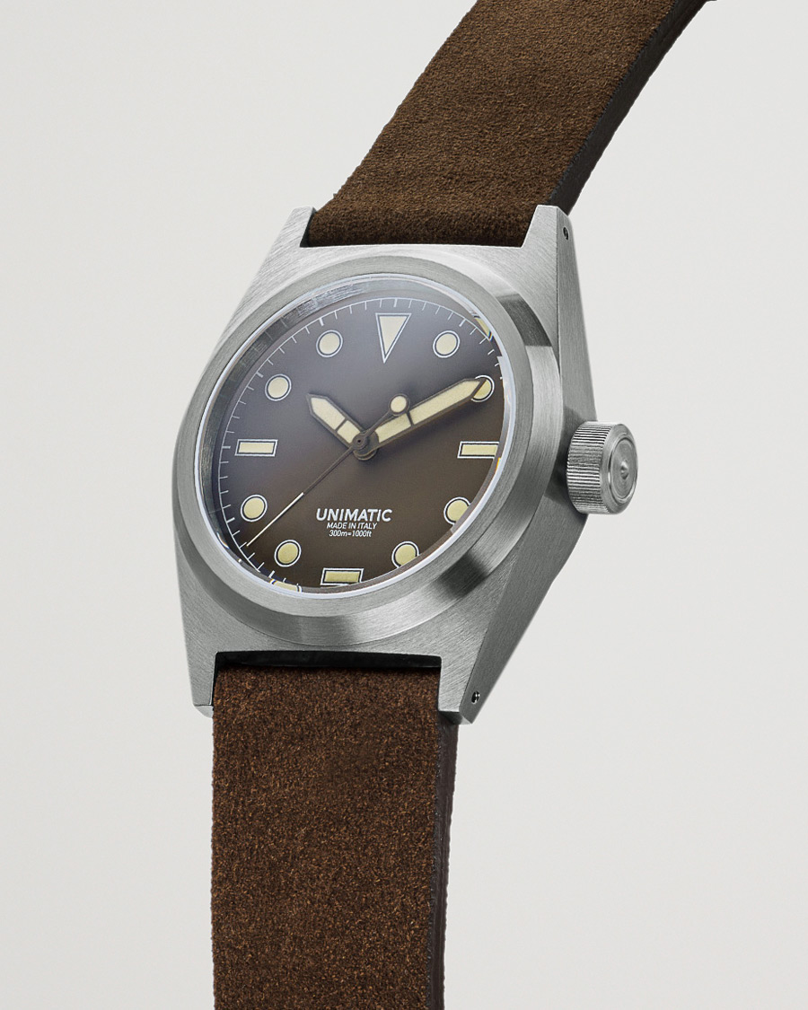 Herren | UNIMATIC Modello Due Field Watch Mocha Brown | UNIMATIC | Modello Due Field Watch Mocha Brown
